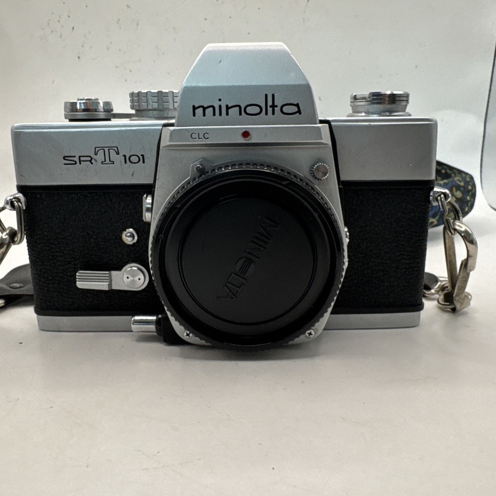 Minolta SRT 101 35mm Film SLR‎ Camera Body, Chrome